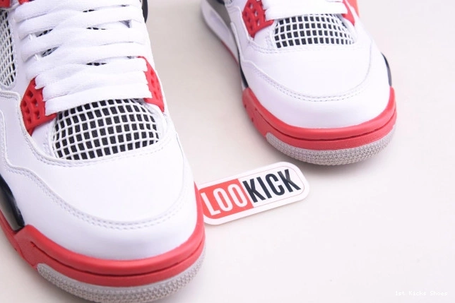 1st Kicks Jordan Red Retro Air Fire 4 DC7770-160 (2020) 0725